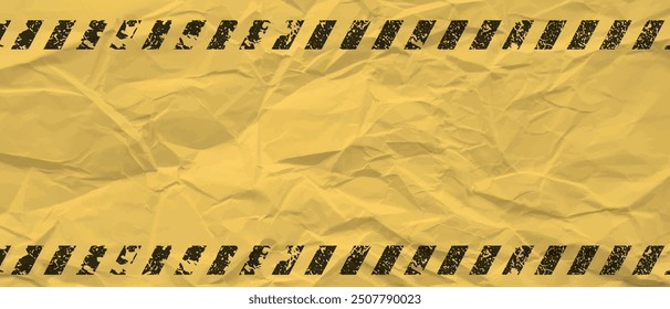 Warning sign with curved lines