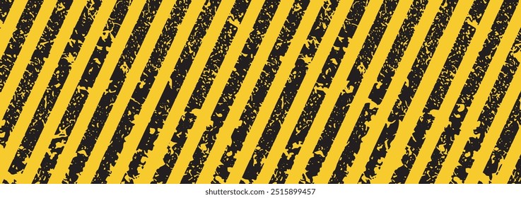 Warning sign with curved lines