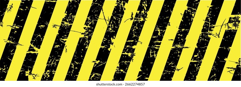 Warning sign with curved lines