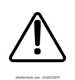 Warning sign. Danger warning attention sign.