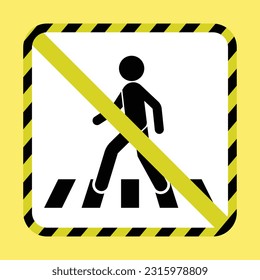 warning sign danger crossing babakan safety  