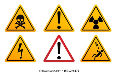 Similar Images, Stock Photos & Vectors of Set of electricity signs ...