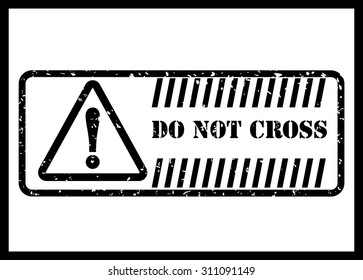 Warning sign digital design, vector illustration 10 eps graphic