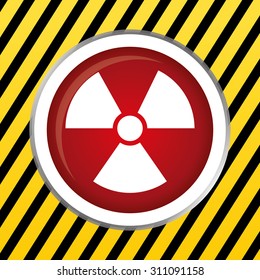 Warning sign digital design, vector illustration 10 eps graphic