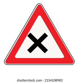 Aviso Firmar símbolo de tráfico final de carretera eps vector.eps
