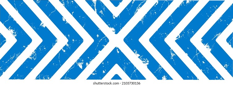 Warnzeichen mit Grunge-Streifen 