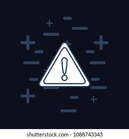 warning sign icon