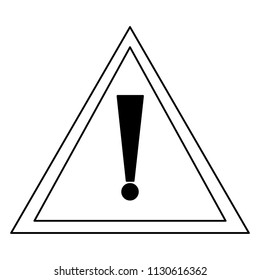 warning sign icon