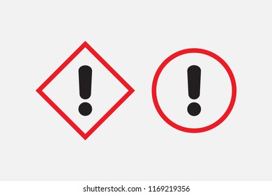 Warning sign icon
