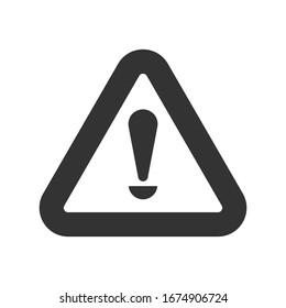 Icono de signo de advertencia. Signo de advertencia