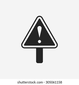 warning sign icon