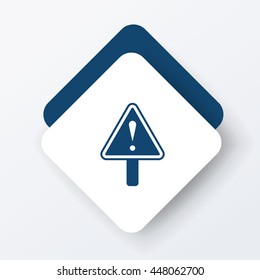 warning sign icon