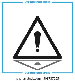 warning sign icon