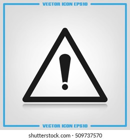 warning sign icon