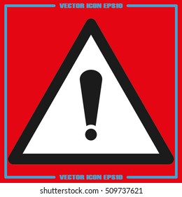 warning sign icon