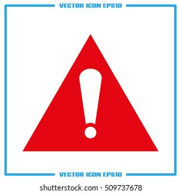 warning sign icon