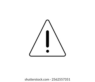 Warning Sign Icon. Alert, attention, beware, caution, construction, creative, danger, exclamation, exclamation mark,  illustration, logo, precaution, road, safety, security, sign, vector and warn.