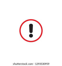 Warning sign icon design