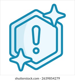Warning Sign Icon Element For Design