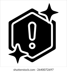 Warning Sign Icon Element For Design