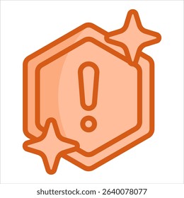 Warning Sign Icon Element For Design