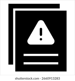 Elemento de icono de signo de advertencia para diseño