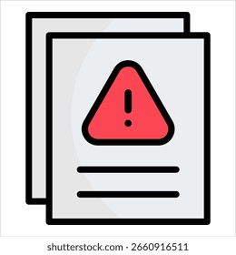 Elemento de icono de signo de advertencia para diseño