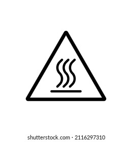 Warning sign icon sign isolated on white background 