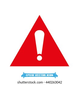 warning sign icon vector illustration EPS 10