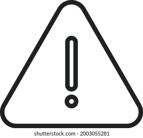 Imagen vectorial de icono de signo de advertencia. También se puede usar para Fitness físico. Adecuado para aplicaciones móviles, aplicaciones web y medios impresos.