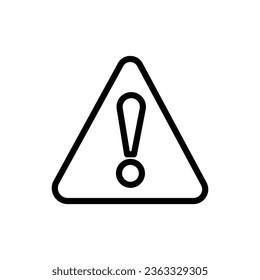 Warning, sign, warning sign icon vector image. Can also be used for construction, interiors and buildings. Suitable for use in web applications, mobile applications and print media.