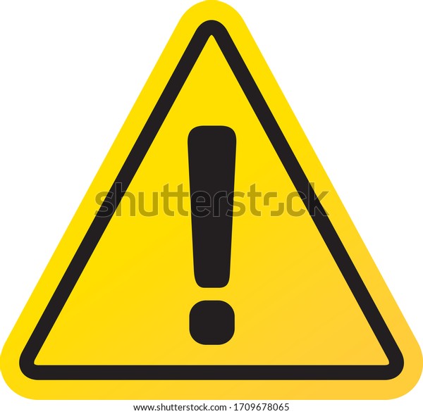 Warning Sign Icon Vector Triangle Stock Vector (Royalty Free ...