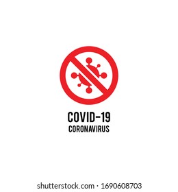 Warning sign logo icon vector.