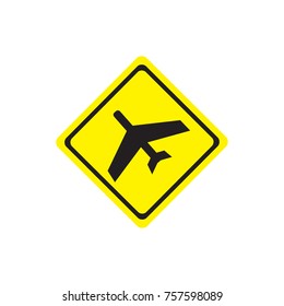 Warning sign for low flying planes.
