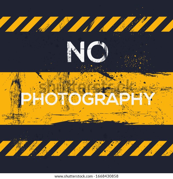 Warning Sign No Photography Vector Illustration Stock Vector Royalty Warning Sign No Photography Vector Illustration Stock Vector Royalty
