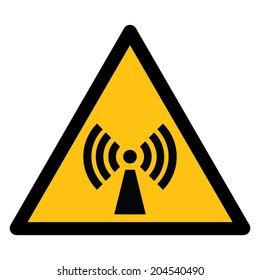 Warning Sign, Non Ionising Electromagnetic Radiation