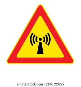 Warning Sign Non-Ionizing Radiation,Caution sign or Symbol