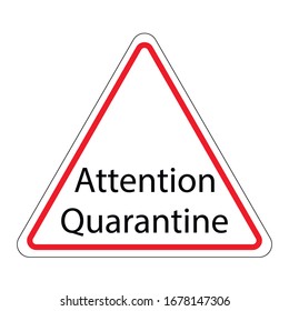 Warning sign on continent. Pandemic stop Novel Coronavirus outbreak covid-19 2019-nCoV. warning sign about the danger of coronavirus infection.