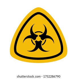 signo de advertencia sobre fondo blanco
