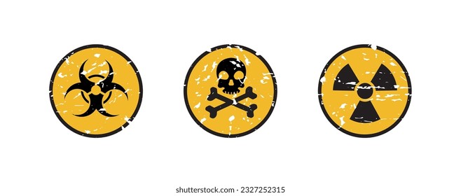 signo de advertencia sobre fondo blanco