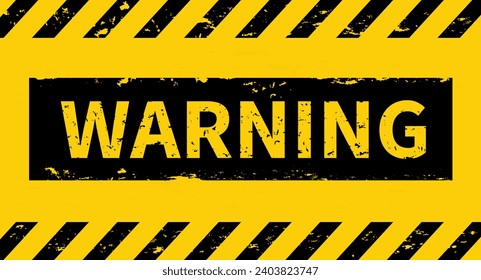 Warning sign. warning sign on white background. Vector illustration