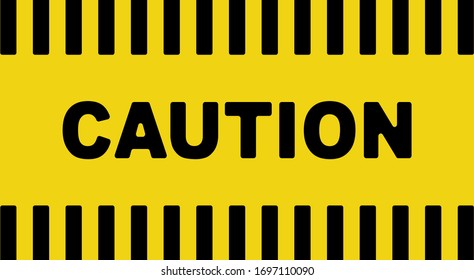 signo de advertencia sobre fondo amarillo