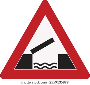 Warning Sign: Opening or Swing Bridge Ahead