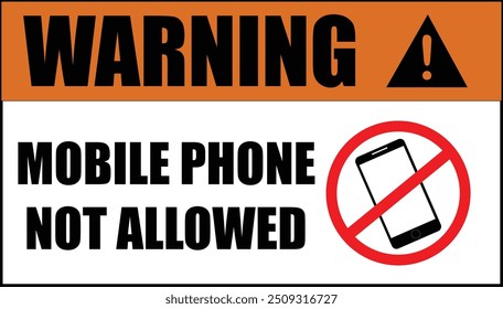 warning sign, phone not allowed, mobile not allowed