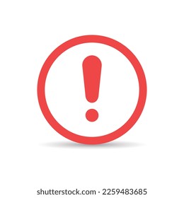 Warning sign. prohibition sign isolated vector illustration.
