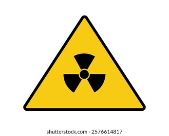 Warning Sign for Radioactive Material.