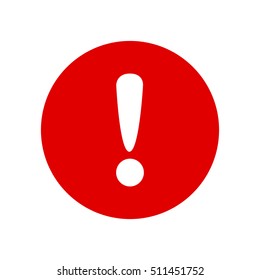 Warning Sign Red Circular No Background Stock Vector (Royalty Free ...