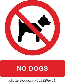 Warnschild mit roten Piktogrammen 
