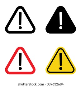 Warning sign set