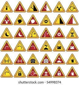 Warning Sign Set